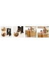 BN-LO-CASS_BLACK_ONYX,Turn de invatare Montessori, Lionelo, Cass, Functie de raft pentru carti, Pana la 30 kg, 12 luni - 6 ani, 