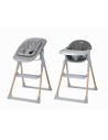 BN-85192,Scaun de masa 2 in 1, FreeON, Flexi Grow, Transformabil, Pliabil, Contine 2 accesorii, 0 luni +, Gri
