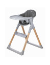 BN-85192,Scaun de masa 2 in 1, FreeON, Flexi Grow, Transformabil, Pliabil, Contine 2 accesorii, 0 luni +, Gri