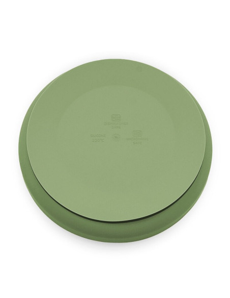 BN-708766,Farfurie, Petite&Mars, Take&Match, Din silicon, Cu ventuza, Fara BPA, Adecvata pentru masina de spalat vase si microun