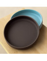 BN-708766,Farfurie, Petite&Mars, Take&Match, Din silicon, Cu ventuza, Fara BPA, Adecvata pentru masina de spalat vase si microun