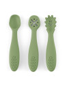 BN-721766,Set 3 lingurite, Petite&Mars, Take&Match, Din silicon, Diverse forme, Pentru supa, paste, alimente usoare, Dezvolta si