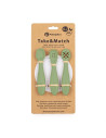 BN-721766,Set 3 lingurite, Petite&Mars, Take&Match, Din silicon, Diverse forme, Pentru supa, paste, alimente usoare, Dezvolta si