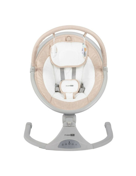 BN-84904,Leagan balansoar, FreeOn, Elite, Cu 12 melodii, 5 viteze de balansare si 3 pozitii de reglare a spatarului, Beige