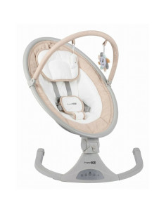 BN-84904,Leagan balansoar, FreeOn, Elite, Cu 12 melodii, 5 viteze de balansare si 3 pozitii de reglare a spatarului, Beige 2