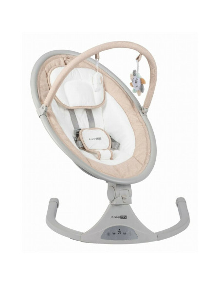 BN-84904,Leagan balansoar, FreeOn, Elite, Cu 12 melodii, 5 viteze de balansare si 3 pozitii de reglare a spatarului, Beige