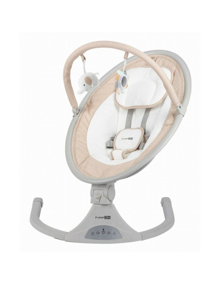 BN-84904,Leagan balansoar, FreeOn, Elite, Cu 12 melodii, 5 viteze de balansare si 3 pozitii de reglare a spatarului, Beige
