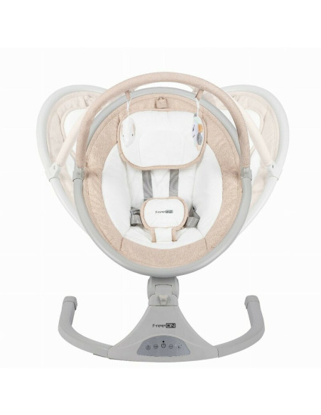 BN-84904,Leagan balansoar, FreeOn, Elite, Cu 12 melodii, 5 viteze de balansare si 3 pozitii de reglare a spatarului, Beige