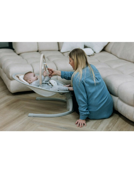 BN-84904,Leagan balansoar, FreeOn, Elite, Cu 12 melodii, 5 viteze de balansare si 3 pozitii de reglare a spatarului, Beige