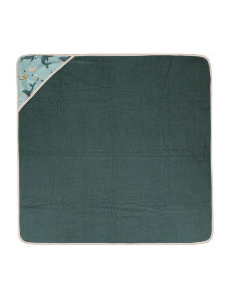 BN-418368,Prosop cu gluga, Petite&Mars, Loulou, Mare, 100 x 100 cm, 70% bambus, 30% bumbac, Certificare Oeko-Tex Standard 100, H