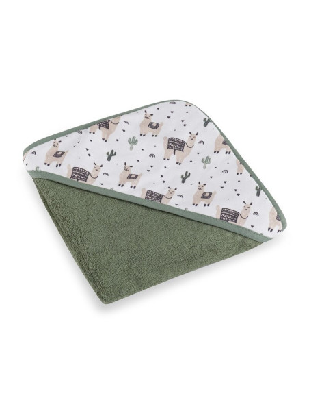 BN-418365,Prosop cu gluga, Petite&Mars, Loulou, Mare, 100 x 100 cm, 70% bambus, 30% bumbac, Certificare Oeko-Tex Standard 100, H