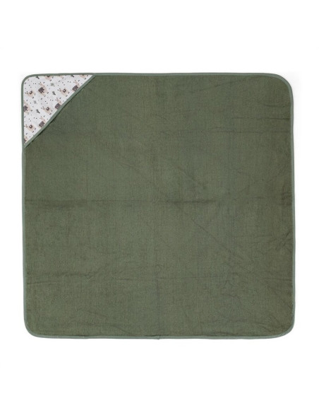 BN-418365,Prosop cu gluga, Petite&Mars, Loulou, Mare, 100 x 100 cm, 70% bambus, 30% bumbac, Certificare Oeko-Tex Standard 100, H