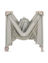 BN-LO-AMELIE_BEIGE_SAND,Patut pliant, Lionelo, Amelie, Cu intrare laterala, 100.5×70.5 cm, Include salteluta, roti, geanta pentr