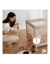 BN-LO-AMELIE_BEIGE_SAND,Patut pliant, Lionelo, Amelie, Cu intrare laterala, 100.5×70.5 cm, Include salteluta, roti, geanta pentr