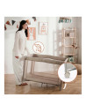 BN-LO-AMELIE_BEIGE_SAND,Patut pliant, Lionelo, Amelie, Cu intrare laterala, 100.5×70.5 cm, Include salteluta, roti, geanta pentr