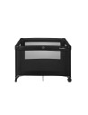 BN-LO-AMELIE_BLACK_CARBON,Patut pliant, Lionelo, Amelie, Cu intrare laterala, 100.5×70.5 cm, Include salteluta, roti, geanta pen