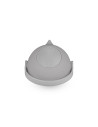 BN-LOC-PUREBIN_GREY,Cos pentru scutece, Lionelo, Capacitate 10 l, Sistem etans impotriva mirosurilor, Compatibil cu saci univers