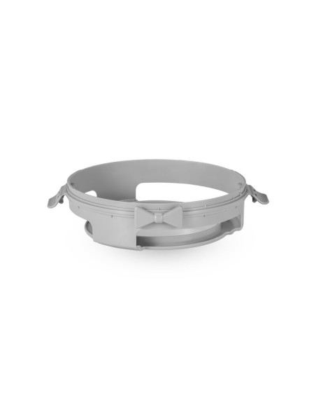 BN-LOC-PUREBIN_GREY,Cos pentru scutece, Lionelo, Capacitate 10 l, Sistem etans impotriva mirosurilor, Compatibil cu saci univers