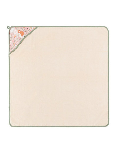 BN-418359,Prosop cu gluga, Petite&Mars, Loulou, Mare, 100 x 100 cm, 70% bambus, 30% bumbac, Certificare Oeko-Tex Standard 100, H
