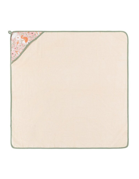 BN-418359,Prosop cu gluga, Petite&Mars, Loulou, Mare, 100 x 100 cm, 70% bambus, 30% bumbac, Certificare Oeko-Tex Standard 100, H
