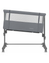 BN-LO-AURORA_GREY_MONUMENT,Patut co-sleeper, Lionelo, Aurora, 3 in 1, Cu leganare si setare unghiulara, Saltea cu densitate T25 