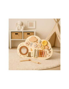 BN-58988,Tablita cu activitati, Baby Mix, Cu animale, Din lemn 2