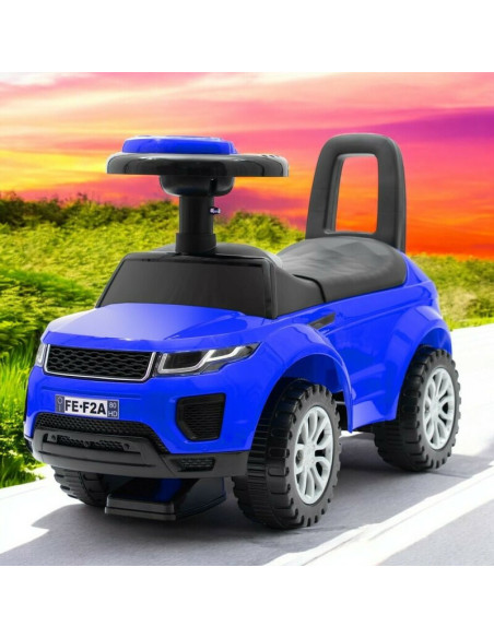 BN-44410,Vehicul ride-on, Baby Mix, SUV, Pana la 27 kg, Cu spatiu de depozitare, Cu melodii, 12-36 luni, Blue