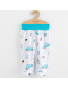 BN-58558,Set 3 piese, New Baby, Classic II, Include 3 perechi de pantalonasi cu botosei, Marime 56, Din bumbac 100%, Blue