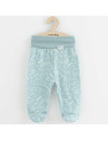 BN-58558,Set 3 piese, New Baby, Classic II, Include 3 perechi de pantalonasi cu botosei, Marime 56, Din bumbac 100%, Blue