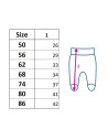 BN-58558,Set 3 piese, New Baby, Classic II, Include 3 perechi de pantalonasi cu botosei, Marime 56, Din bumbac 100%, Blue