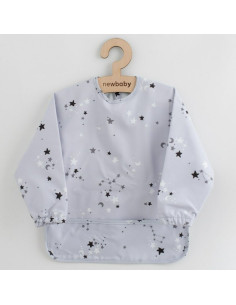 BN-50137,Baveta impermeabila cu maneci, New Baby, 45x36 cm, Stars