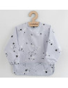 BN-50137,Baveta impermeabila cu maneci, New Baby, 45x36 cm, Stars