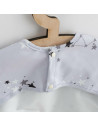 BN-50137,Baveta impermeabila cu maneci, New Baby, 45x36 cm, Stars