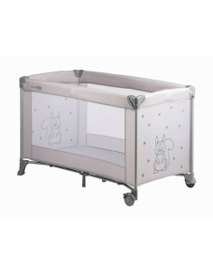 BN-83020,Patut pliant, FreeON, Nap, Cu un nivel, 120x60 cm, Grey
