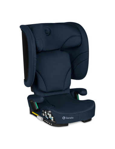 BN-LO-ORIN_I-SIZE_BLUE_NAVY,Scaun auto pliabil, Lionelo, Orin, i-Size, 100-150 cm, Tetiera reglabila in 14 pozitii, Spatar in 4 