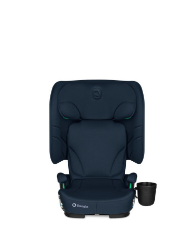 BN-LO-ORIN_I-SIZE_BLUE_NAVY,Scaun auto pliabil, Lionelo, Orin, i-Size, 100-150 cm, Tetiera reglabila in 14 pozitii, Spatar in 4 