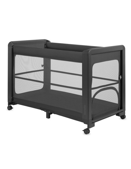 BN-LO-PATTY_GREY_GRAPHITE,Patut multifunctional, Lionelo, Patty, 5 in 1, 0- 36 luni, Co-sleeper, Tarc de joaca, Patut de calator