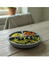 BN-BL590,Farfurie compartimentata, Bocioland, Rotunda, Cu 3 compartimente, Fara BPA, 6-36 luni, Dark grey