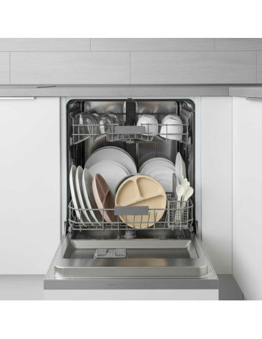 BN-BL590,Farfurie compartimentata, Bocioland, Rotunda, Cu 3 compartimente, Fara BPA, 6-36 luni, Dark grey