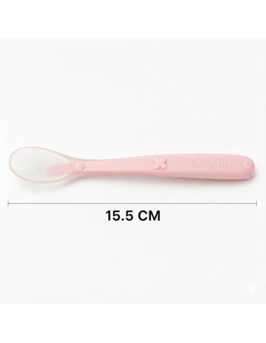 BN-BL231,Lingurita, Bocioland, Din silicon, 6 luni+, Pink