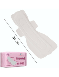 BN-BL156,Tampoane absorbante postnatale, Bocioland, Ultra moi, 6 straturi, M, 10 buc 2