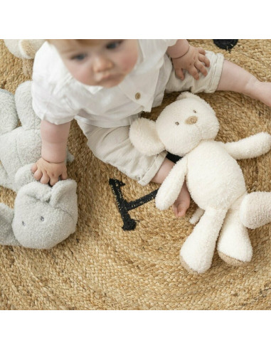 BN-856027,Jucarie plus bebelusi, Nattou, Cuddly Mouse, 24 cm, Material moale si pufos, Stimuleaza simtul tactil si motricitatea 