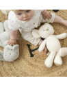 BN-856027,Jucarie plus bebelusi, Nattou, Cuddly Mouse, 24 cm, Material moale si pufos, Stimuleaza simtul tactil si motricitatea 