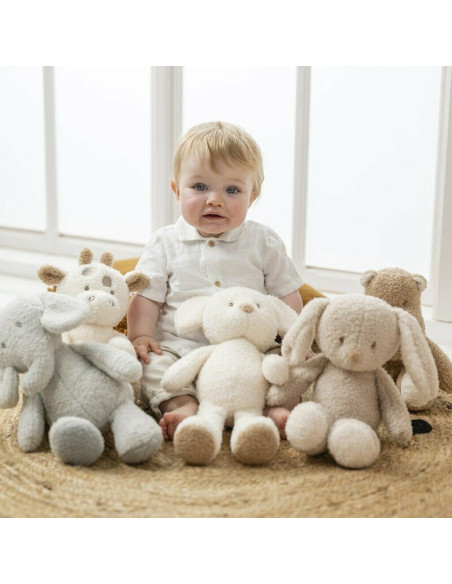 BN-856027,Jucarie plus bebelusi, Nattou, Cuddly Mouse, 24 cm, Material moale si pufos, Stimuleaza simtul tactil si motricitatea 
