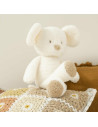 BN-856027,Jucarie plus bebelusi, Nattou, Cuddly Mouse, 24 cm, Material moale si pufos, Stimuleaza simtul tactil si motricitatea 