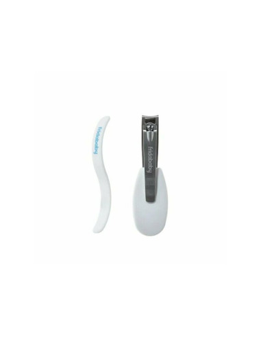 BN-FRI45,Set ingrijire unghii bebelusi, FridaBaby, Unghiera cu protectie, Lama curbata pentru taiere lina, Pila S pentru netezir