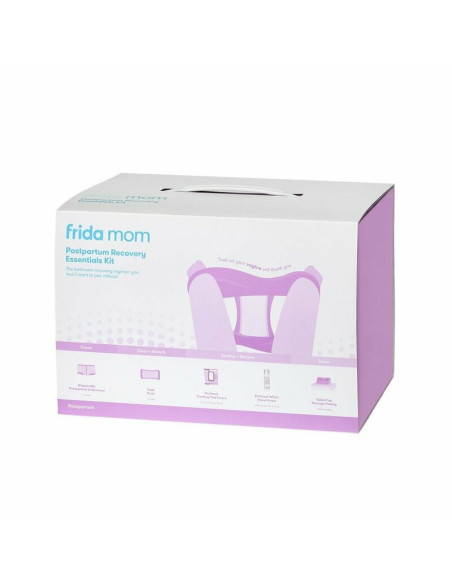 BN-FRIPKGYRG,Set postnatal pentru maternitate, Frida Mom, Must Have, 4 bucati chiloti postpartum, 4 tampoane Ice Maxi, 24 tampoa