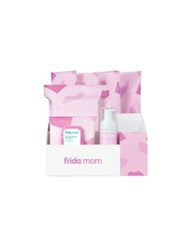 BN-FRIPKGYRG,Set postnatal pentru maternitate, Frida Mom, Must Have, 4 bucati chiloti postpartum, 4 tampoane Ice Maxi, 24 tampoa