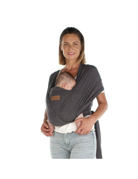 BN-8420421087428,Wrap bebe, Jane, Cocoon, Ergonomic, De la nastere pana la 20 Kg, Cu multiple pozitii de purtare, Grey Land