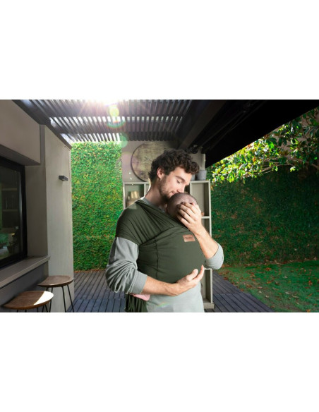 BN-8420421087428,Wrap bebe, Jane, Cocoon, Ergonomic, De la nastere pana la 20 Kg, Cu multiple pozitii de purtare, Grey Land